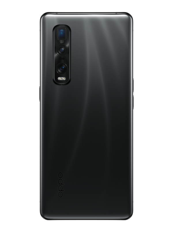 oppo find x2 pro ceramic black back view