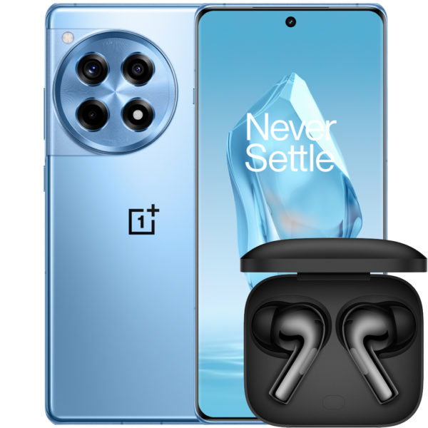 Bundle : OnePlus 12R Indian Global Version+ Oneplus Buds 3 + Screen Protector