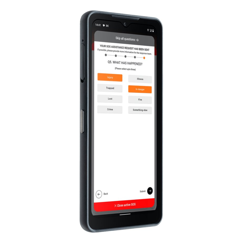CAT S75 5G 6 GB RAM 128 GB Dual SIM, Satellite Connectivity, Black - Image 2
